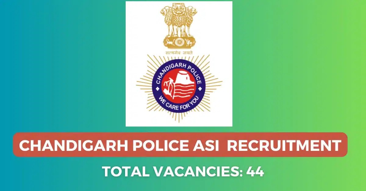 Chandigarh Police ASI Recruitment 2023