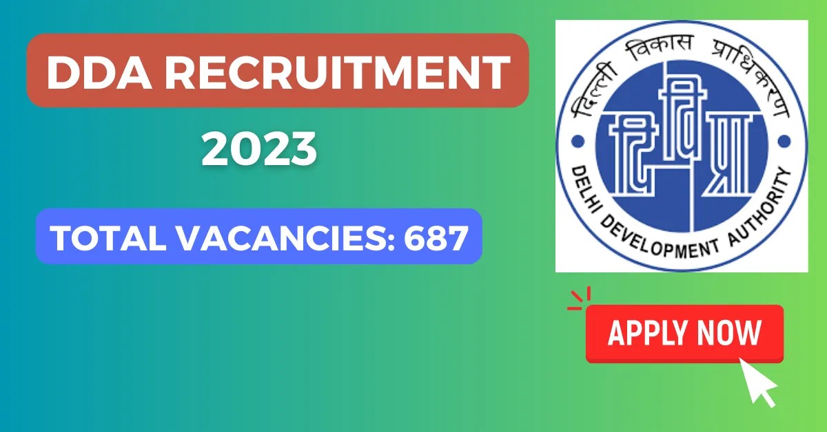 DDA Recruitment 2023